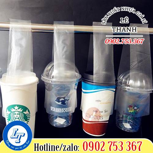 Túi đựng ly chữ T phù hợp cho mọi ly nhựa Túi đựng ly chữ T phù hợp cho mọi ly nhựa