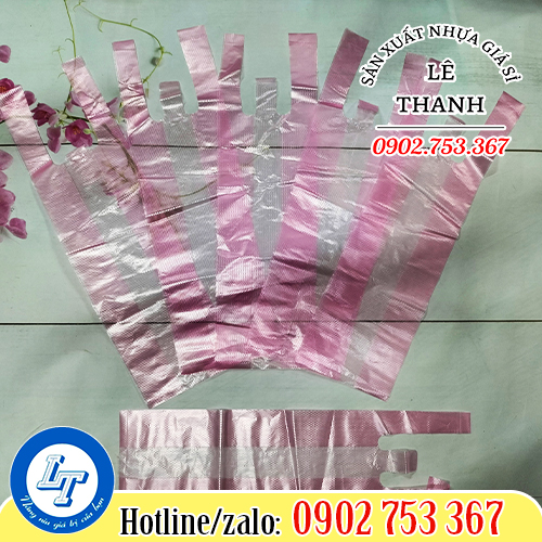 Túi đựng ly gai có màu hồng Túi đựng ly gai có màu hồng