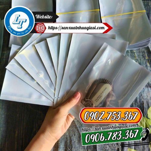 Túi ép 3 biên được làm từ chất liệu các lớp nhựa phức hợp Túi ép 3 biên được làm từ chất liệu các lớp nhựa phức hợp