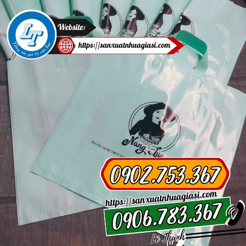 Túi ép quai in logo tại lê thanh Túi ép quai in logo tại lê thanh