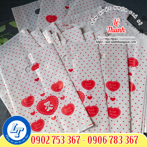 Túi hột xoài gấu tim số lượng ổn định Túi hột xoài gấu tim số lượng ổn định