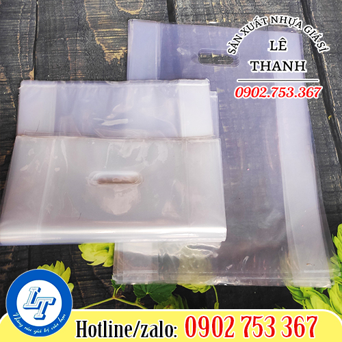 Túi hột xoài trong suốt không in hình Túi hột xoài trong suốt