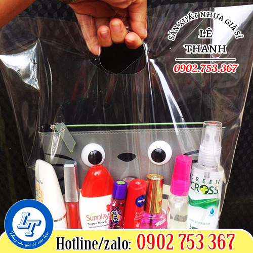 Túi hột xoài trong suốt dùng để đựng mỹ phẩm Túi hột xoài trong suốt dùng để đựng mỹ phẩm