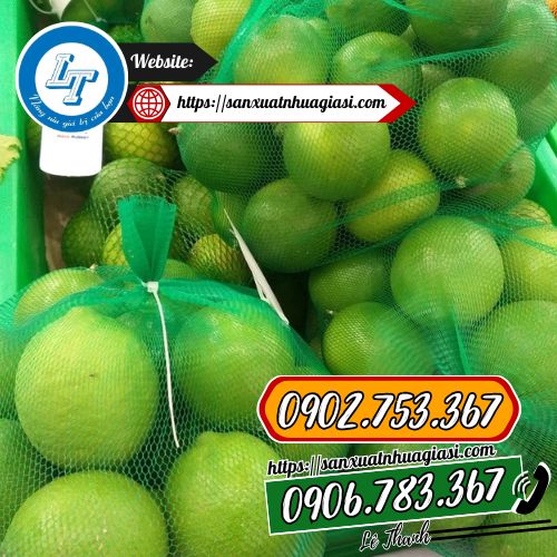 Túi lưới bọc hoa quả được ứng dụng nhiều trong đời sống Túi lưới bọc hoa quả được ứng dụng nhiều trong đời sống