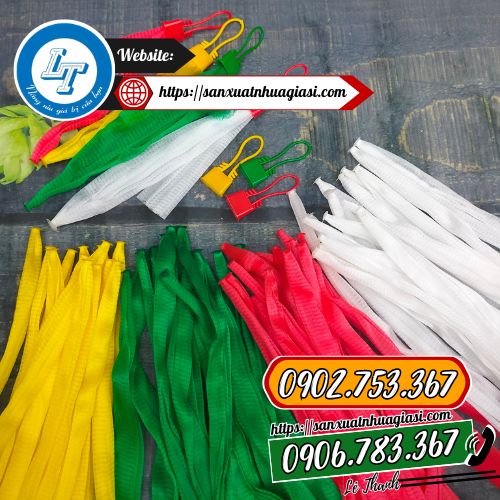 Chuyên sỉ túi lưới nhựa nhiều màu sắc Chuyên sỉ túi lưới nhựa nhiều màu sắc