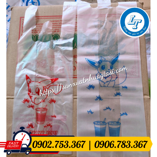 Túi ly pikachu 1 ly, 2 ly Túi ly pikachu 1 ly, 2 ly