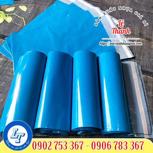 Túi niêm phong gói hàng màu xanh dương Túi niêm phong gói hàng màu xanh dương