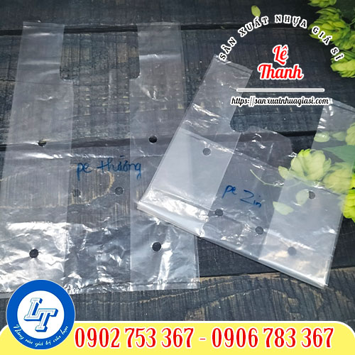 Túi nilon đục lỗ hàng chất lượng Túi nilon đục lỗ hàng chất lượng