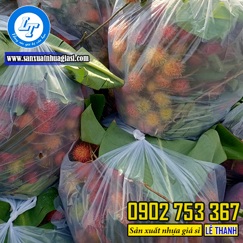 Ứng dụng túi đục lỗ đựng trái cây Ứng dụng túi đục lỗ đựng trái cây