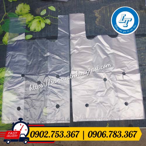 Túi nilon đục lỗ đựng rau củ quả Túi nilon đục lỗ đựng rau củ quả