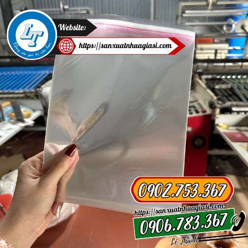 Sản xuất túi opp dán miệng tại kho Sản xuất túi opp dán miệng tại kho