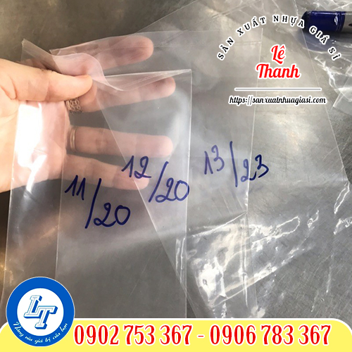 Túi pe dẻo đủ kích thước Túi pe dẻo đủ kích thước