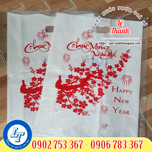 Túi pe đựng lịch màu trắng Túi pe đựng lịch màu trắng