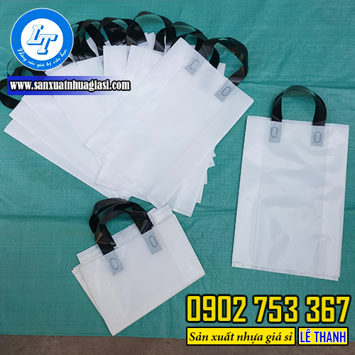 Túi ép quai trắng đục Túi ép quai trắng đục