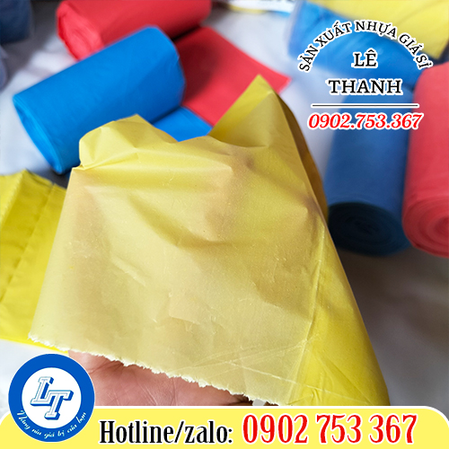 Túi rác từ hạt nhựa HDPE chất lượng Túi rác từ hạt nhựa HDPE chất lượng
