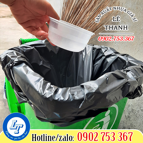 Ứng dụng của túi rác cuộn màu đen Ứng dụng của túi rác cuộn màu đen