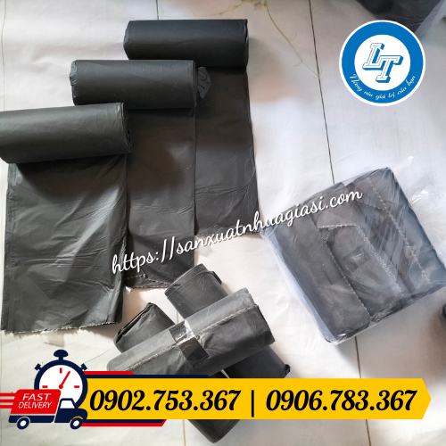 Túi rác cuộn đen Túi rác cuộn đen