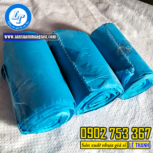 Túi rác cuộn xanh dương Túi rác cuộn xanh dương