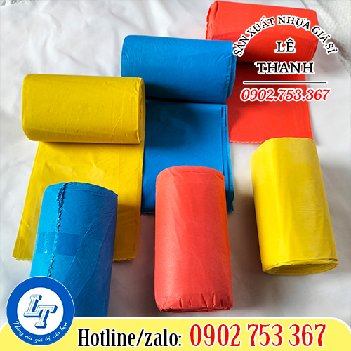 Túi rác cuộn nhiều màu Túi rác cuộn nhiều màu