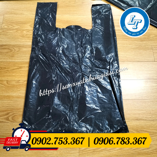 Túi rác đen 2 quai Túi rác đen 2 quai
