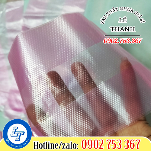 Túi xốp 2 ly được dập gai toàn bộ Túi xốp 2 ly được dập gai toàn bộ