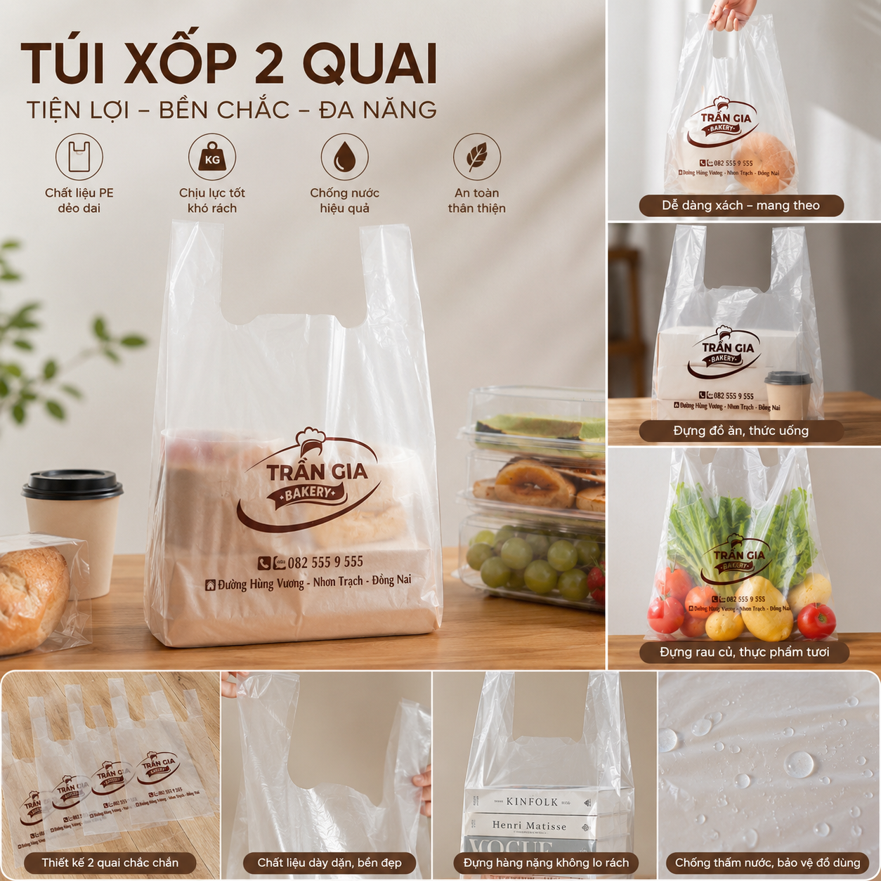 Túi xốp in logo mang lại lợi ích cao trong kinh doanh Túi xốp in logo mang lại lợi ích cao trong kinh doanh