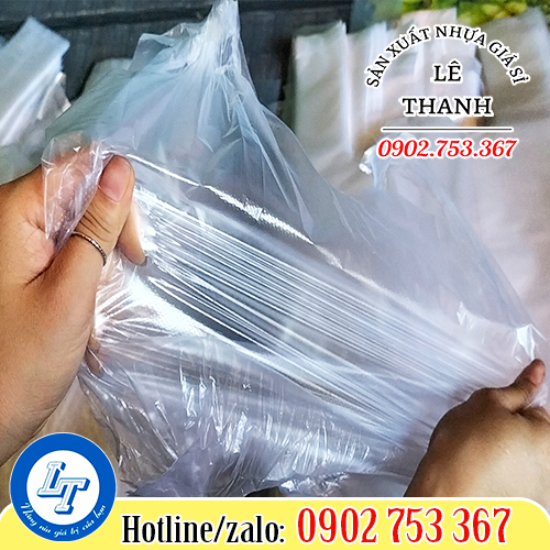 Túi xốp zin trắng gai có độ bền cao, kéo không đứt Túi xốp zin trắng gai có độ bền cao, kéo không đứt