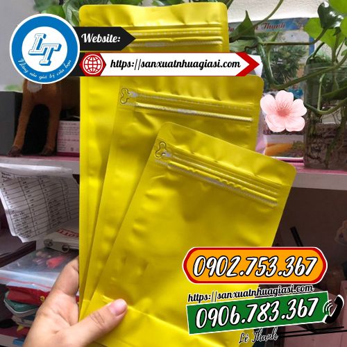 Túi zip 8 cạnh có quy cách đa dạng Túi zip 8 cạnh có quy cách đa dạng