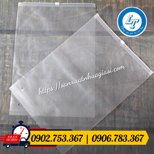 Túi zip khóa kéo trong suốt Túi zip khóa kéo trong suốt