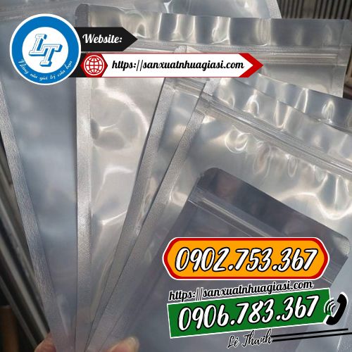 Túi zip ghép bạc có nhiều kích thước Túi zip ghép bạc có nhiều kích thước