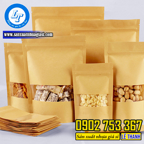 Túi zip giấy giá sỉ rẻ, nhiều kích thước Túi zip giấy giá sỉ rẻ, nhiều kích thước