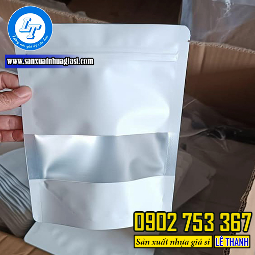 Túi zip màu trắng Túi zip màu trắng