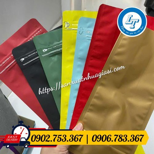 Mẫu mã túi zip màu trơn Mẫu mã túi zip màu trơn