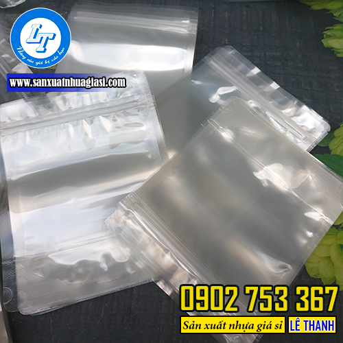 Sản phẩm túi zip trong suốt  Sản phẩm túi zip trong suốt