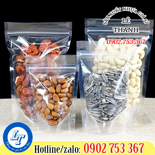Túi zip trong suốt dùng để đựng sản phẩm trưng bày Túi zip trong suốt dùng để đựng sản phẩm trưng bày