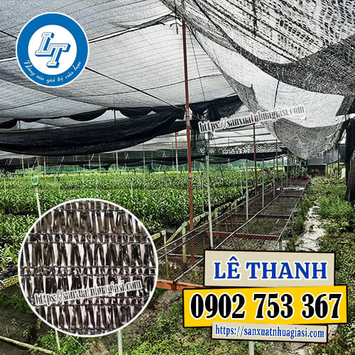 Sử dụng lưới che nắng cho vườn ươm