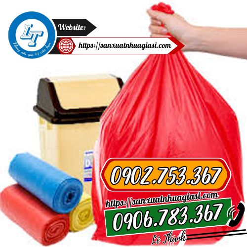 Túi rác cuộn màu ứng dụng trong đời sống Túi rác cuộn màu ứng dụng trong đời sống