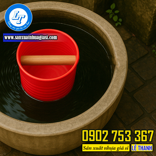 Gàu nhựa múc nước ứng dụng trong đời sống Gàu nhựa múc nước ứng dụng trong đời sống