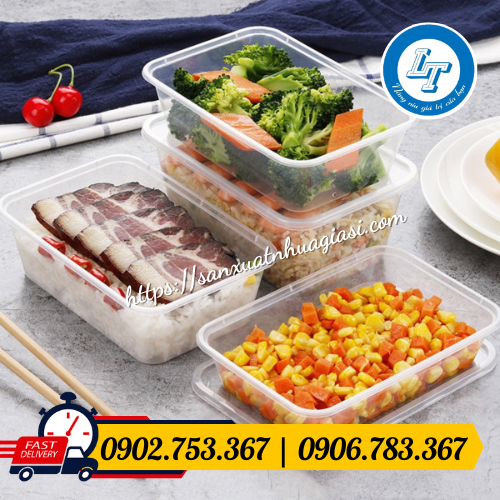 Ứng dụng đựng thực phẩm của hộp nhựa trong Ứng dụng đựng thực phẩm của hộp nhựa trong