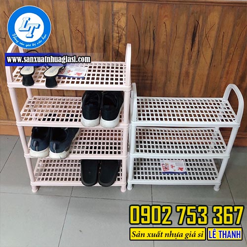 Ứng dụng của kệ nhựa để giày dép Ứng dụng của kệ nhựa để giày dép