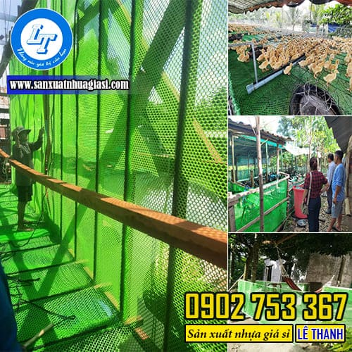 Những ứng dụng của lưới nhựa mắt cáo