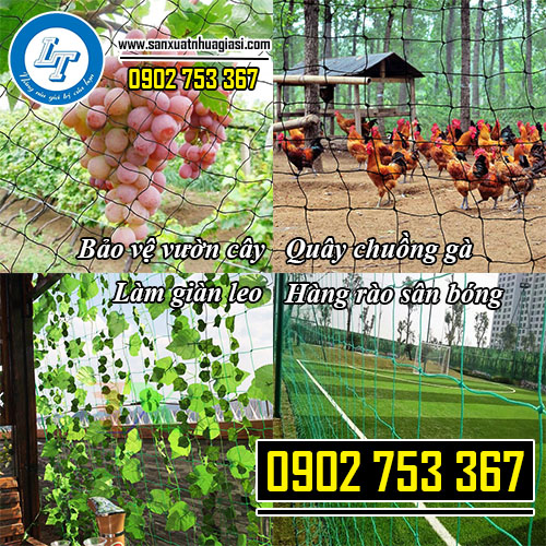 Ứng dụng của lưới cước quây gà vịt