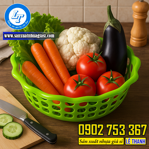 Rổ nhựa xoắn được sử dụng trong gian bếp nhà bạn Rổ nhựa xoắn được sử dụng trong gian bếp nhà bạn