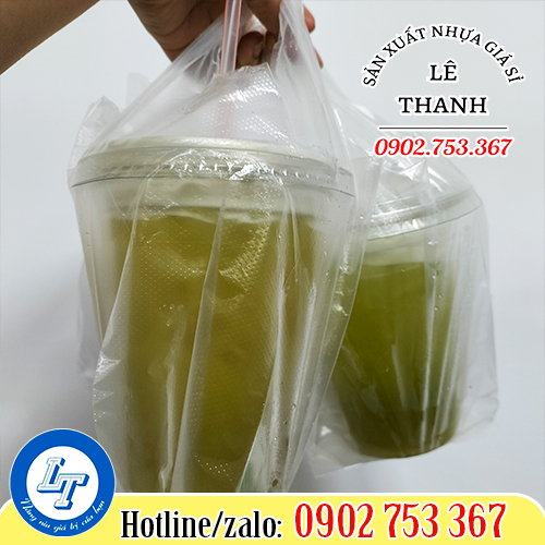 Ứng dụng túi ly nước mía Ứng dụng túi ly nước mía