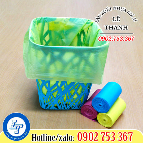 Ứng dụng của túi rác cuộn 3 màu