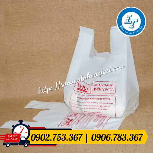 Túi trắng sữa in logo Túi trắng sữa in logo