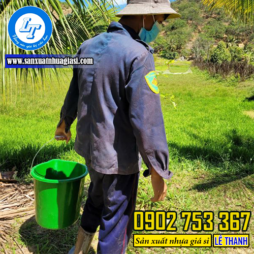 Ứng dụng của xô nhựa pha thuốc Ứng dụng của xô nhựa pha thuốc