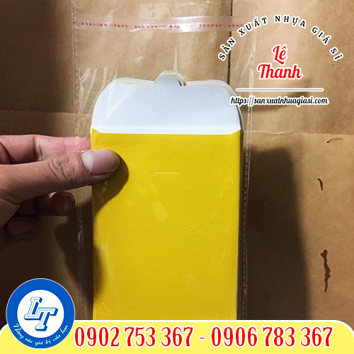 Sử dụng túi opp để đựng bao lì xì Sử dụng túi opp để đựng bao lì xì