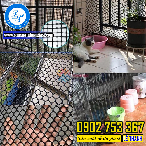 Ứng dụng của lưới nhựa đen Ứng dụng của lưới nhựa đen