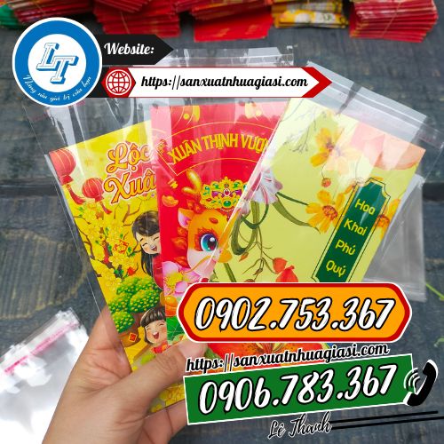 Ứng dụng của túi opp đựng bao lì xì Ứng dụng của túi opp đựng bao lì xì